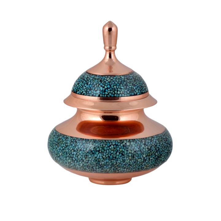 قندان فیروزه کوبی آقاجانی کد F044